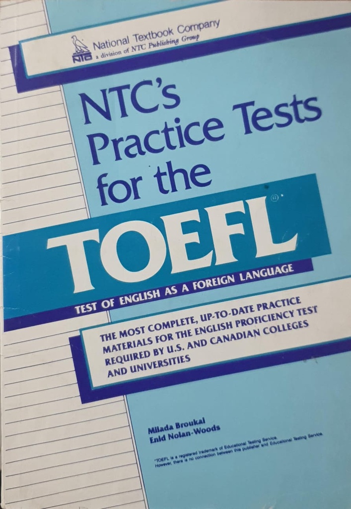 NTC's Practice Test for the TOEFL 