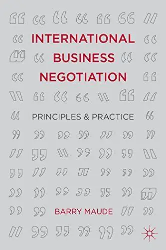 International Business Negotiation Principles and Practice