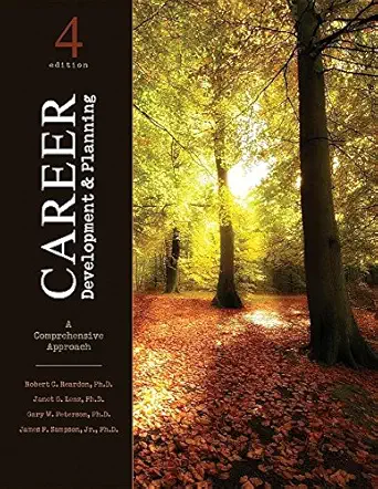 Career Development and Palnning A Comprehensive Approach