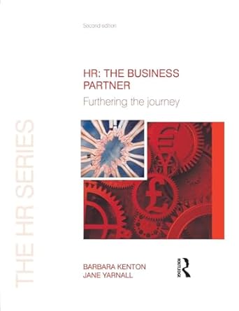 HR: The Business Partner Furthering the Journey