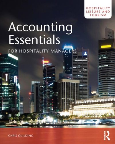 Accounting Essenstials for Hospitality Managers