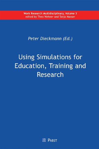 Using Simulation for Education Traning and Reseacrh