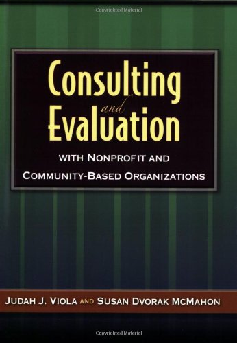 Consulting and Evaluation with NonProfit and Community-Based Organization
