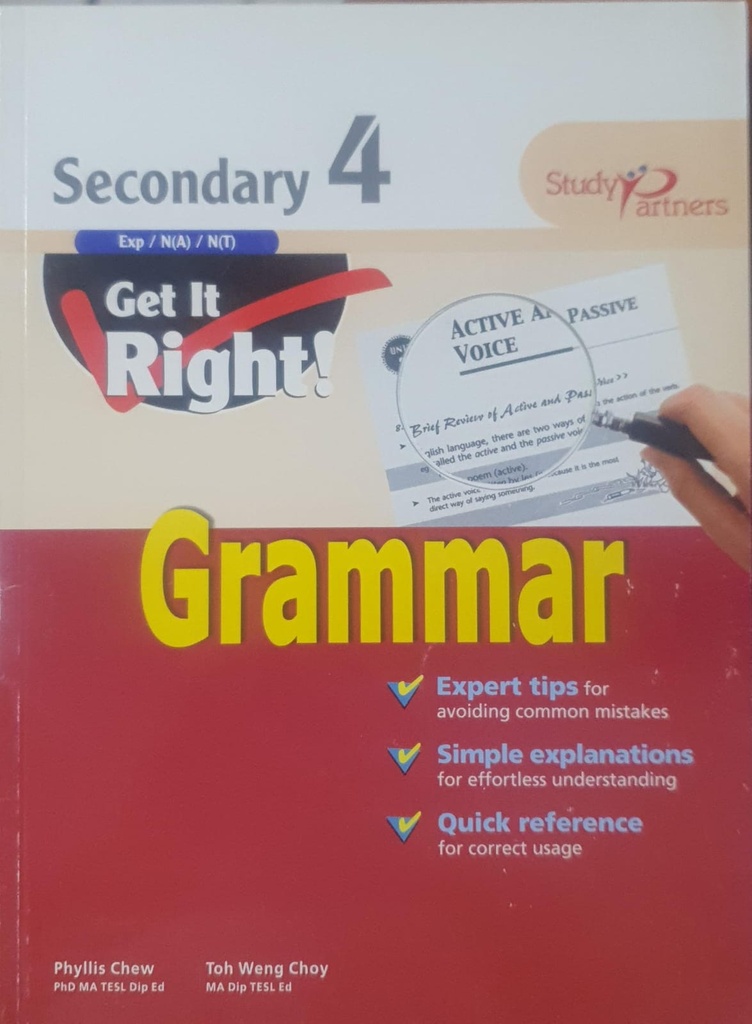 Get It Right! Grammar (Secondary 4)