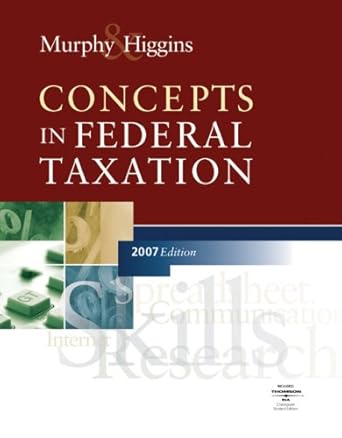 Concepts in Federal Taxation