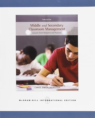 Middle and Secondary Classroom Management