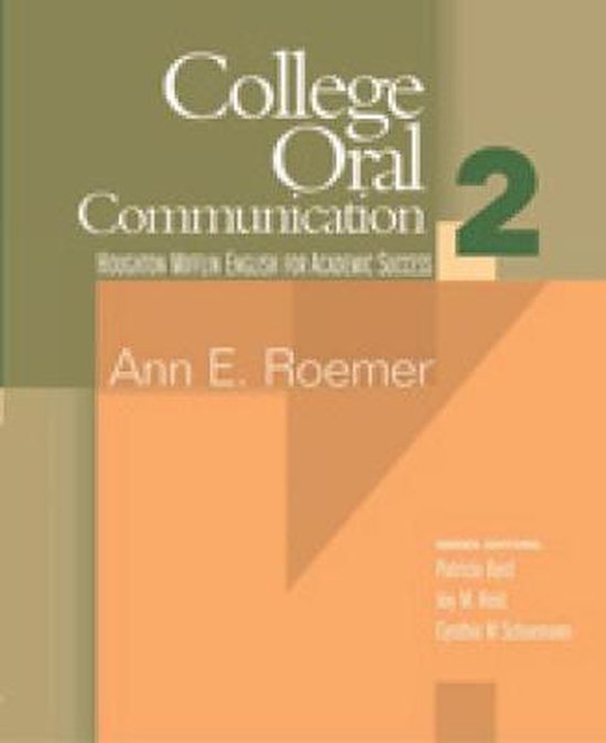 College Oral Communication (2) English for Academic Success