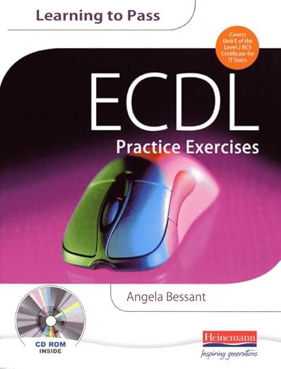 Learning to Pass ECDL Practice Exercises