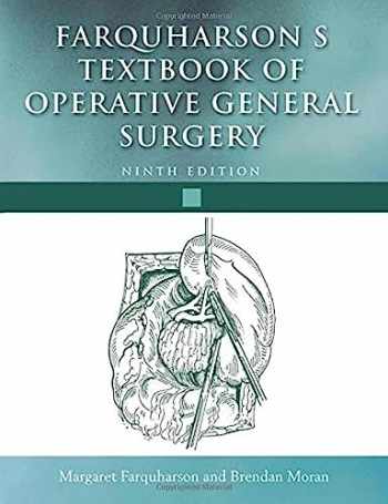 Farquharson's Textbook Of Operative Generals Surgery