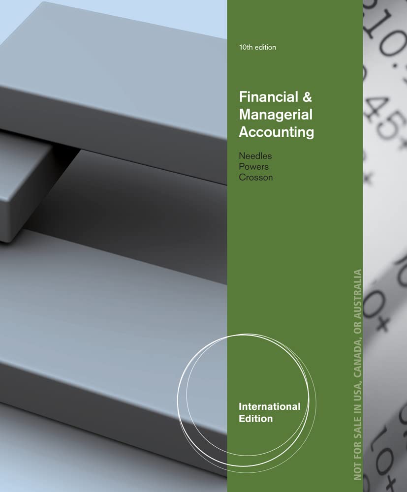 Financial Managerial Accounting