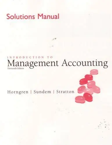 Introduction to Management Accounting