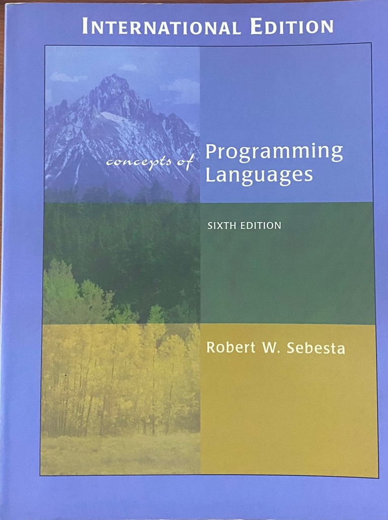 Concept of Programming Languages