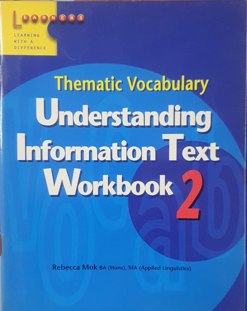 Thematic Vocabulary Understanding Information Text Workbook 2 
