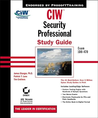 CIW Security Professional Study Guide (Exam 1D0-470)