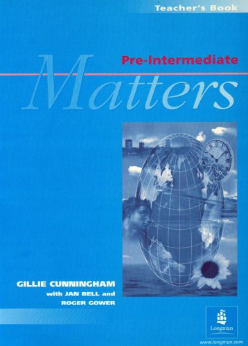 Matters (Pre-Intermediate) Teacher's Book