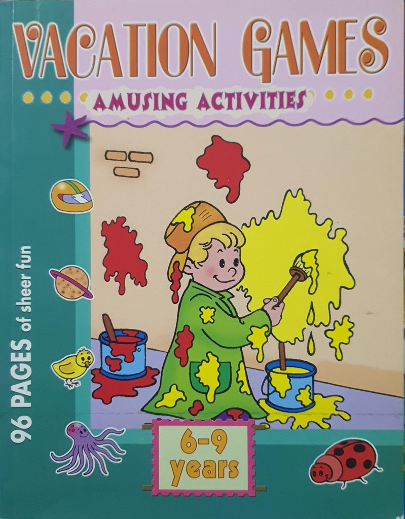 Vacation Games Amusing Activities 6-9 Years