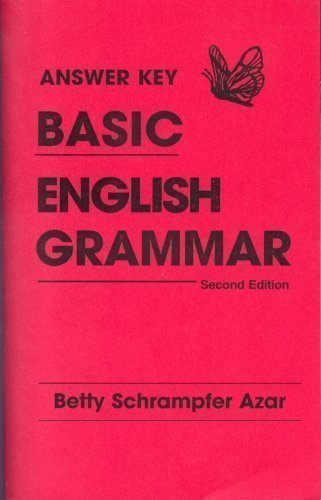 Answer Key Basic English Grammar 