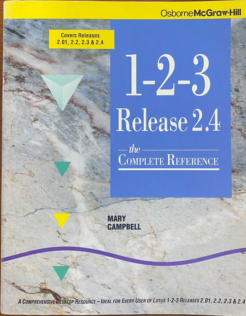 1-2-3 Release 2.4 The Complette Reference