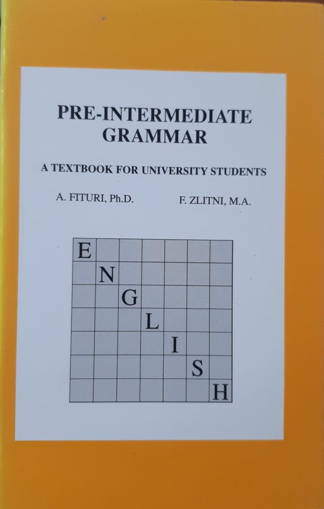 Pre-Intermediate Grammar A Textbook for University Students