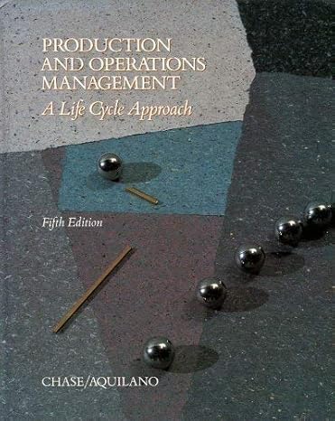 Production and Operations Management A Life Cycle Approach