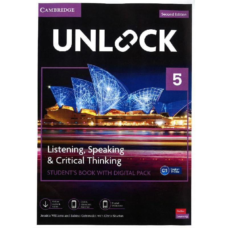 Unlock Level 5 Listening Speaking&Critical Thinking Students Book with Digital Pack