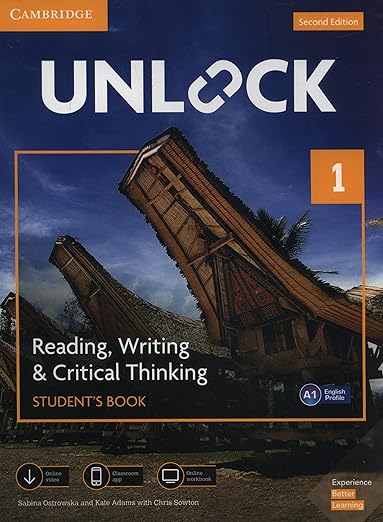 Unlock Level 1 Reading, Writing, & Critical Thinking Student’s Book