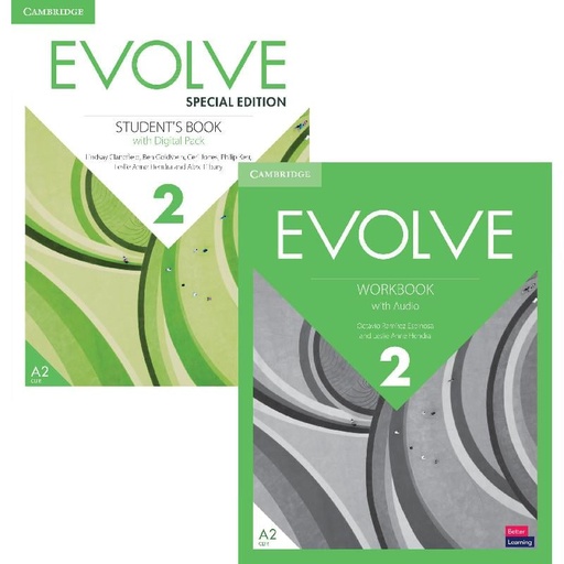 [9781108990028] Evolve (2) Student's Book with Digital Pack and Workbook, Special Edition
