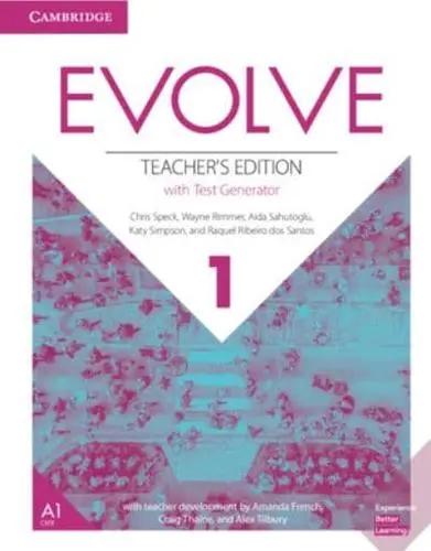 [9781108405126] Evolve (Level 1) Teacher's Edition with Test Generator