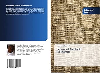 [9783639764611] Advanced Studies in Economics