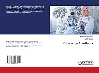 [9786139903962] Knowledge Anesthesia