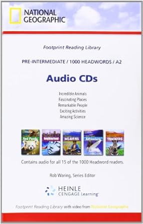 [9781424012862] Footprint Reading Library (Pre-Intermediate) 1000 Headwords/A2 Audio CDs