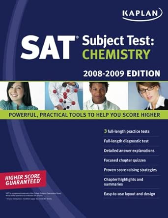 [9781419551826] SAT Subject Test: Chemistry 2008-2009 edition