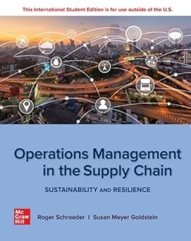 [9781266834691] [PRINT] Operations Management In The Supply Chain: Sustainability and Resilience: 2024 Release 