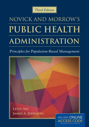 [9781449688332] Novick and Morrow's Public Health Administration 