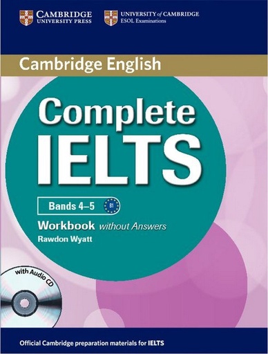 [9781107602441] Complete IELTS (4-5) Workbook without Answer with CD