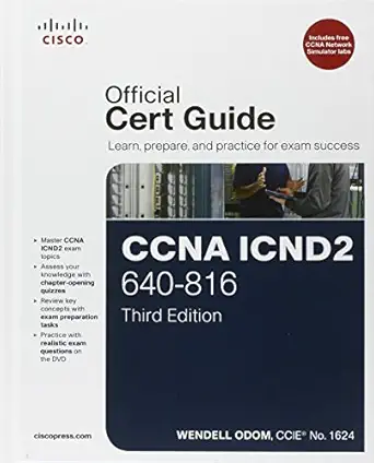Official Cert Guide Learn Prepare and Practice for Exam Success | UBH ...