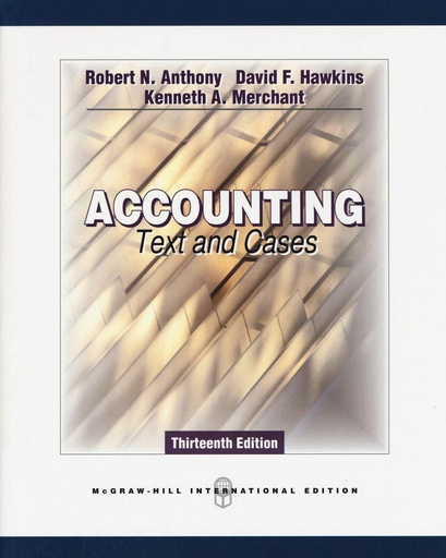 [9780071289092] Accounting Text and Cases