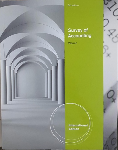 [9780538751469] Survey of Accounting