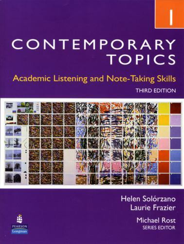 [9780132355704] Contemporary Topics (1) Academic Listening and Notes-Taking Skills