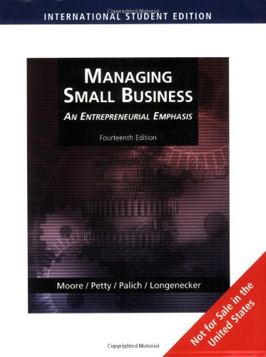 [9780324662894] Managing Small Business An Entepreurial Emphasis