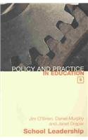 [9781903765258] Policy and Practice in Education (No.9)