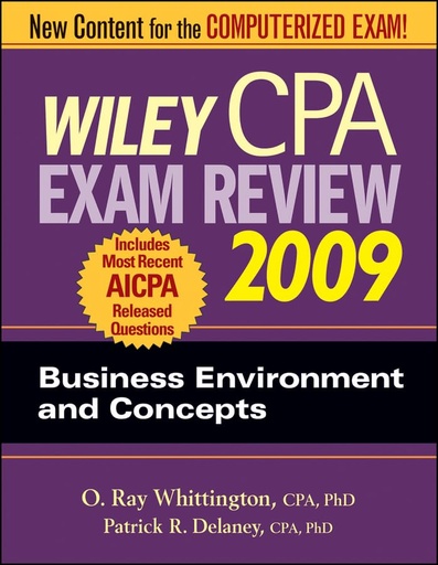 [9780470286029] Wiley CPA Exam Review 2009 Business Enviroment and Concepts
