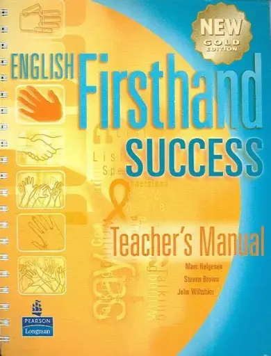 [9789620058189] English Firsthand (Success) Teacher's Manual New Gold Edition