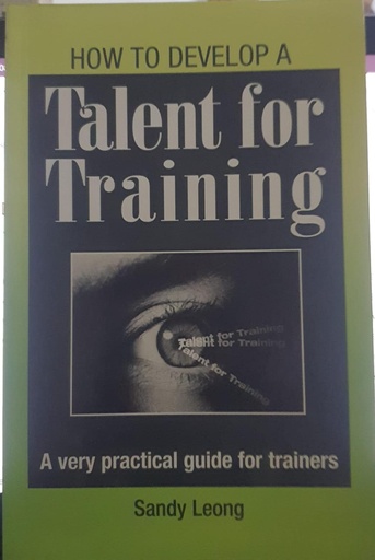 [9788184081060] How to Develop a Talent for Training