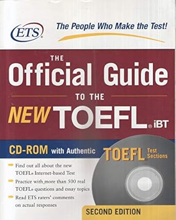 [9780071481045] The Official Guide to the New TOEFL iBT CD-ROM