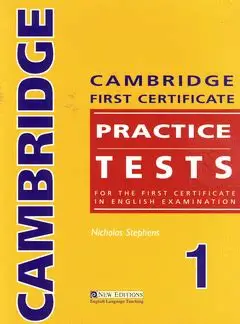 [9789607609588] Cambridge First Certificate Practice Tests 1