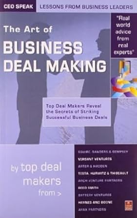 [9788170946533] CEO Speak The Art of Business Deal Making