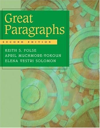 [9780618271924] Great Paragraphs, 2nd Edition