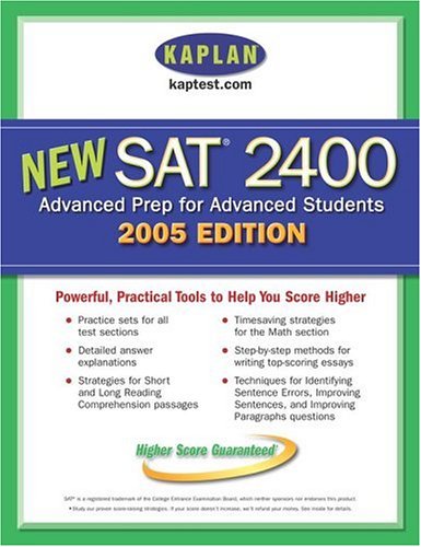 [9780743260350] Kaplan New SAT 2400: 2005 Edition