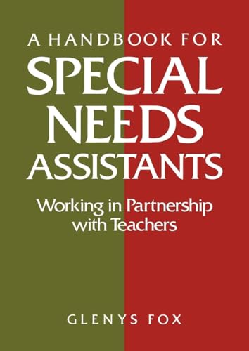 [9781853462863] A Handbook for Special Needs Assistants Working in Partnership with Teachers